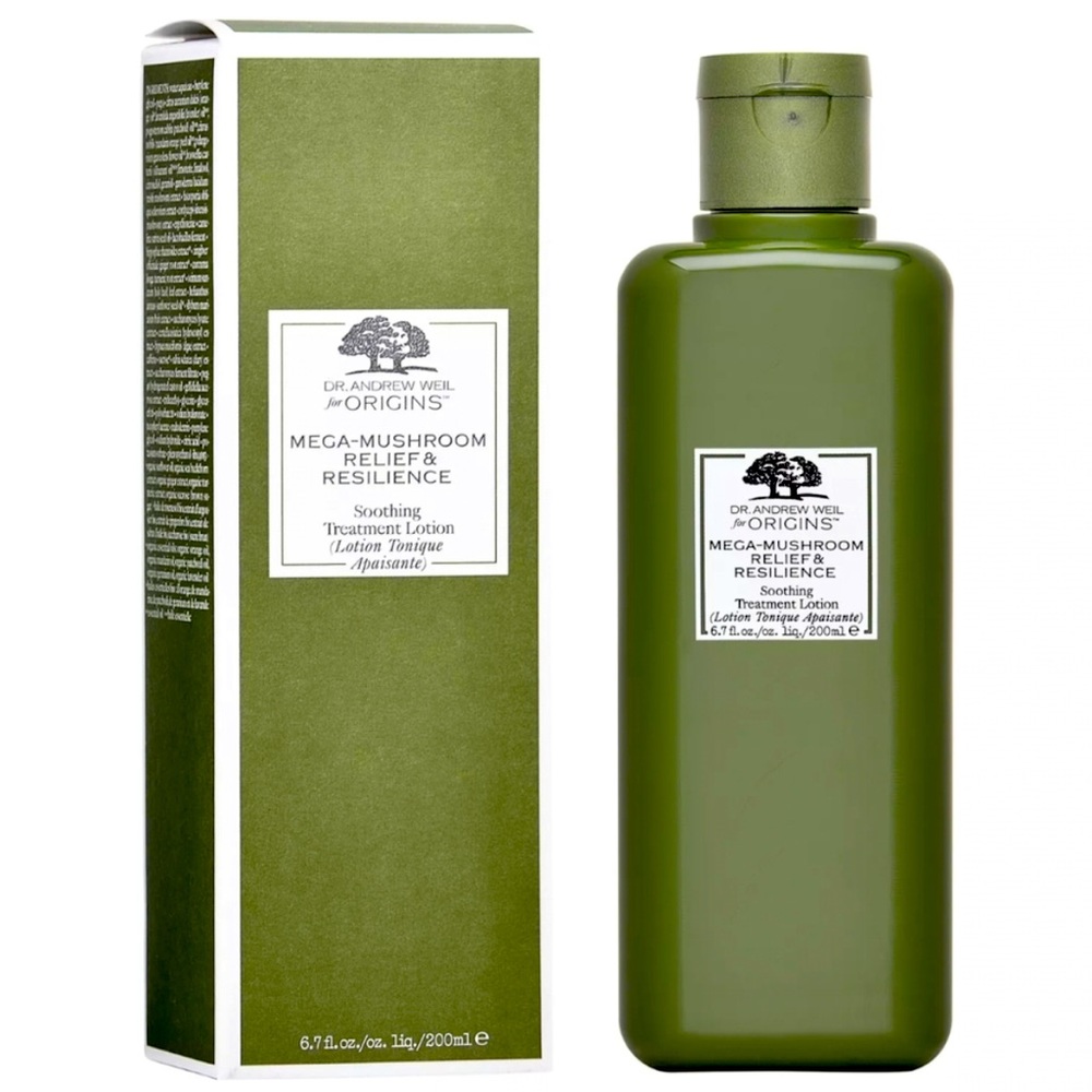 ORIGINS Mega-Mushroom Relief & Resilience Soothing Treatment Lotion NIB